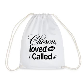 Chosen, Loved and Called - Turnbeutel - Weiß - Vorne