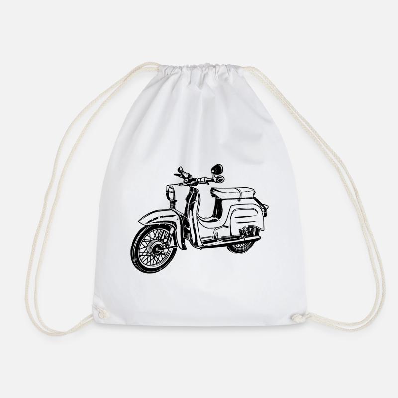 Simson Schwalbe KR51 Silhouette - Turnbeutel - Weiß