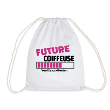 future coiffeuse - Sac de sport léger - blanc - Devant