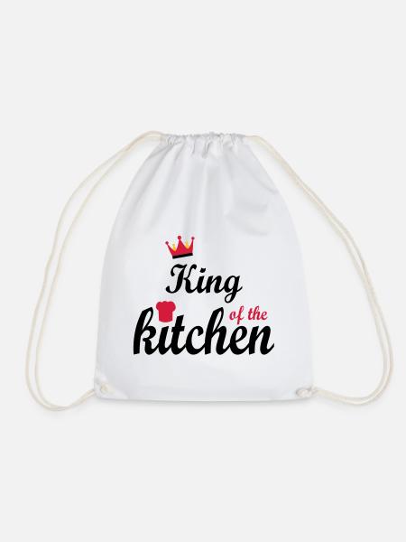 kochen - Turnbeutel - Weiß