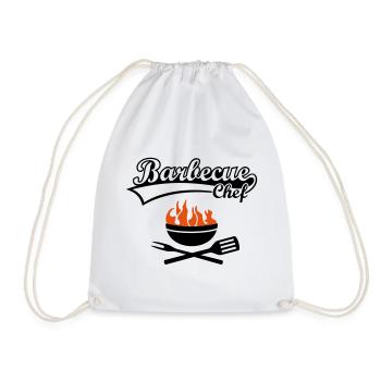 Barbecue Chef Grill Master - Drawstring Bag - white - Front