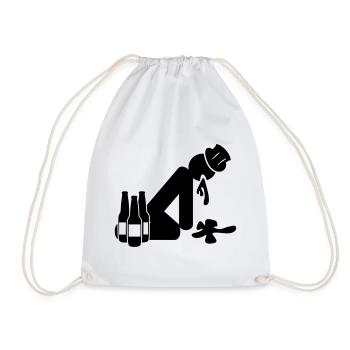 Bachelor Party Crew Member 2 - Drawstring Bag - white - Front
