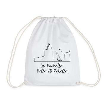 La Rochelle design by Nicolas Poitevin - Sac de sport léger - blanc - Devant