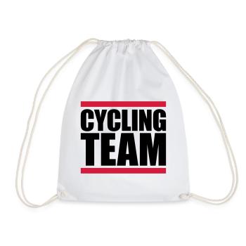Sport Cycling Team - Drawstring Bag - white - Front