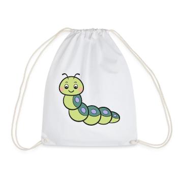 Chenille - Sac de sport léger - blanc - Devant