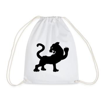 Figure d’ombre de tigre - Sac de sport léger - blanc - Devant