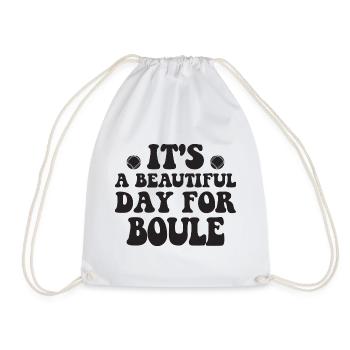 Boule Legend Tenue de pétanque pour Bouler pour - Sac de sport léger - blanc - Devant