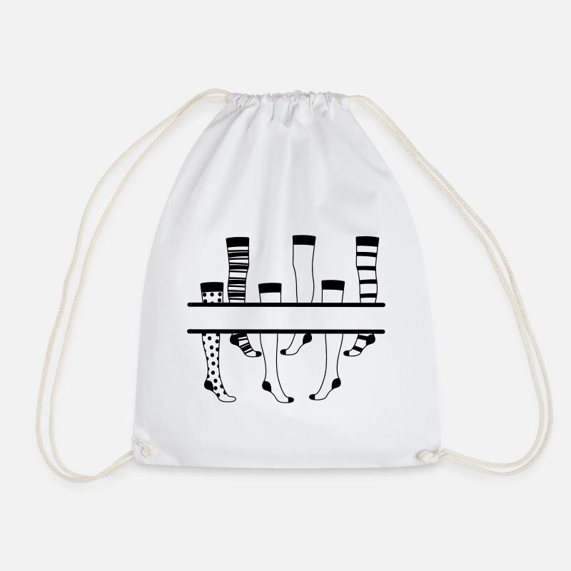 Logo des collants - Sac de sport léger - blanc
