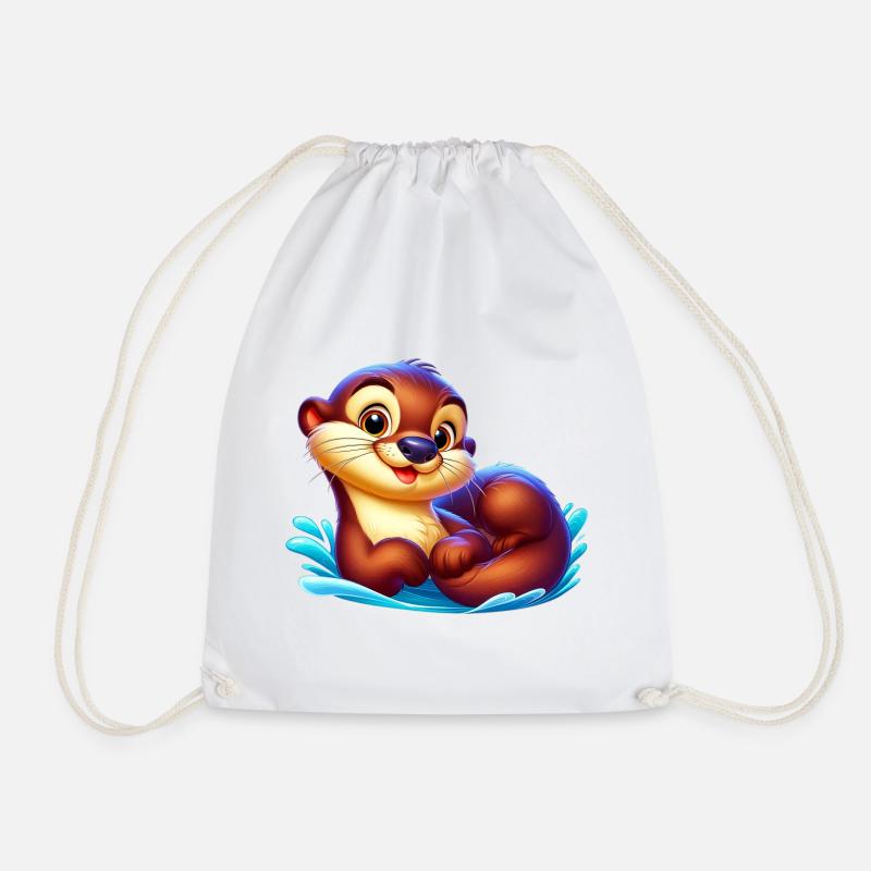 Otter - Turnbeutel - Weiß