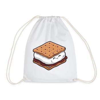 Süßes Smore - Turnbeutel - Weiß - Vorne