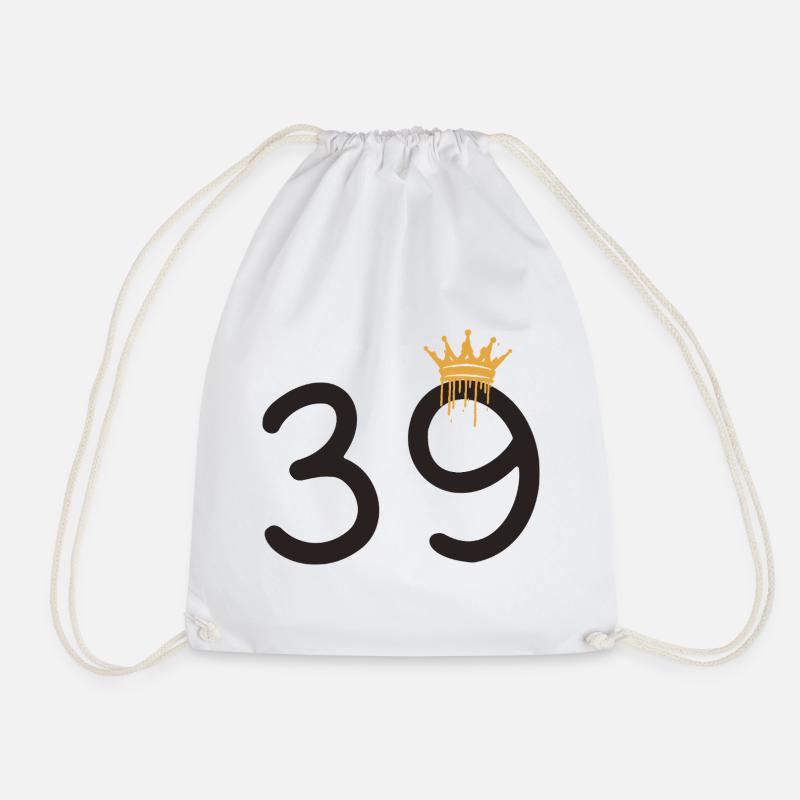 39 - Drawstring Bag - white