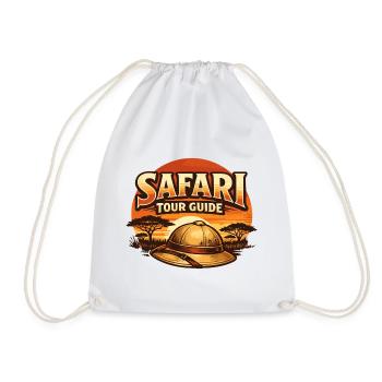 Guide touristique drôle de costume de safari - Sac de sport léger - blanc - Devant
