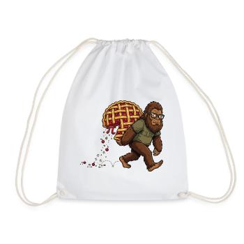 Humour Maths – Bigfoot Voleur de Tarte Pi - Sac de sport léger - blanc - Devant