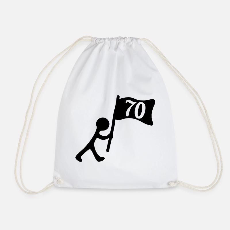 anniversaire 70 ans - Sac de sport léger - blanc
