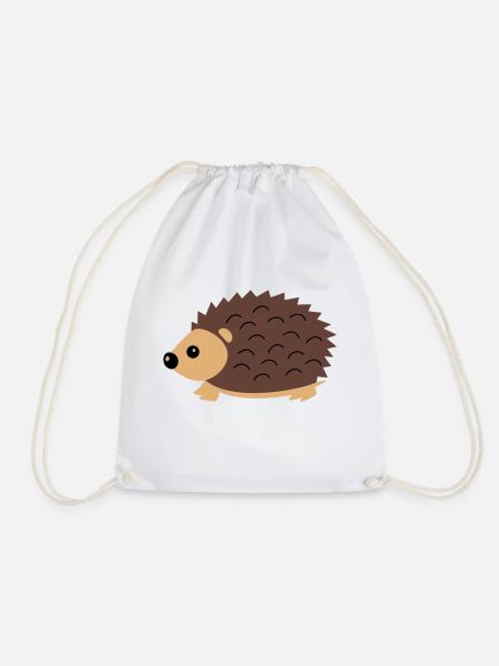 Igel - Turnbeutel - Weiß