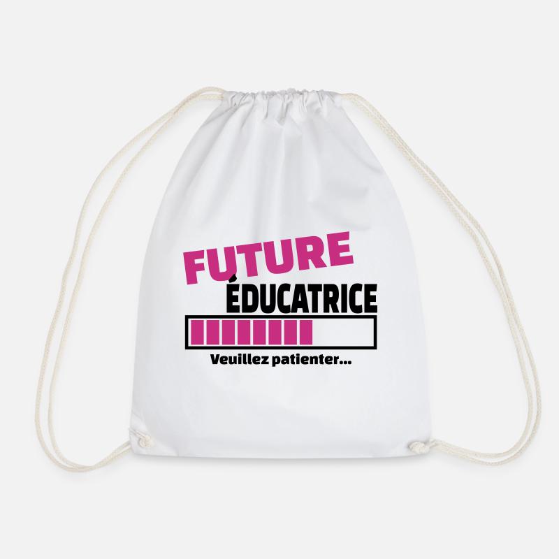 future éducatrice - Sac de sport léger - blanc