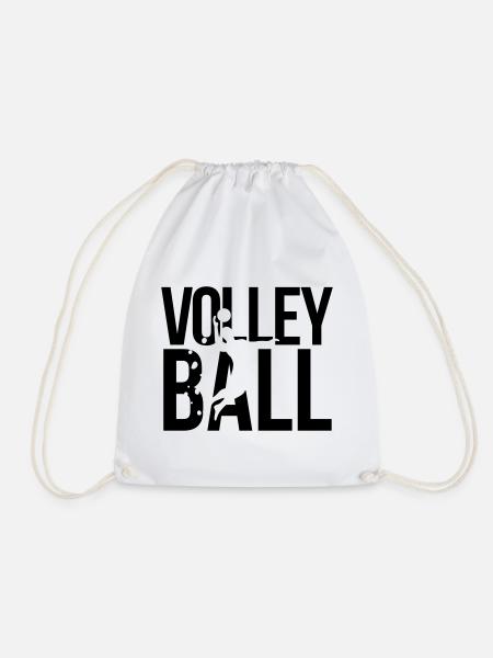 volleyball - Turnbeutel - Weiß