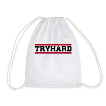 Tryhard - Turnbeutel - Weiß - Vorne