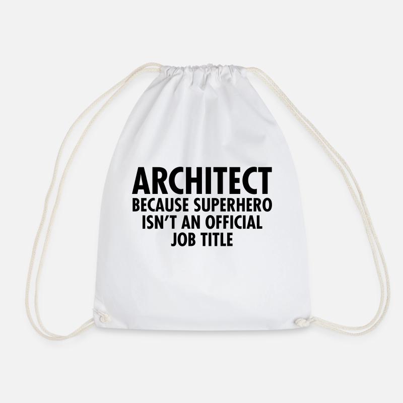 Architect - Superhero - Sac de sport léger - blanc