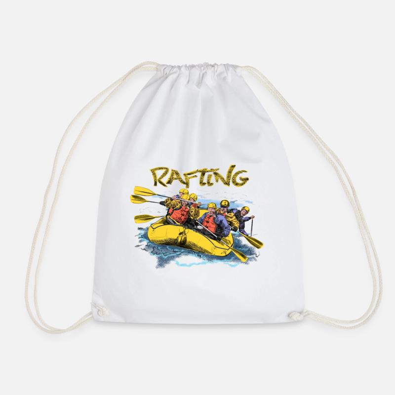 Rafting - Turnbeutel - Weiß