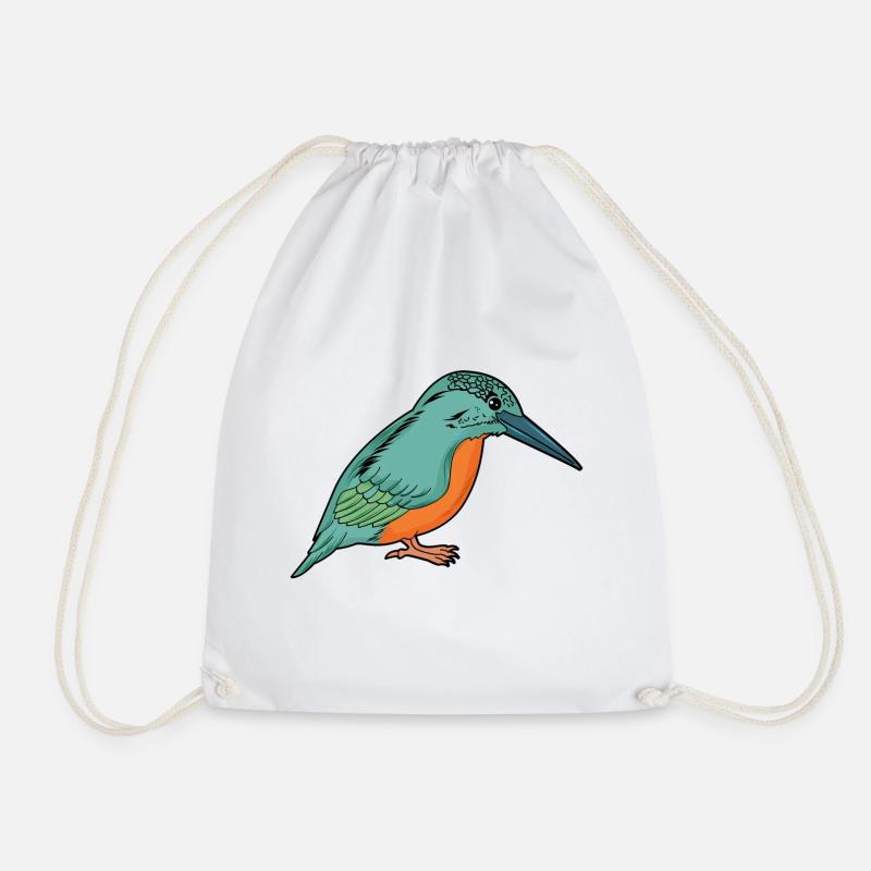 Eisvogel - Turnbeutel - Weiß