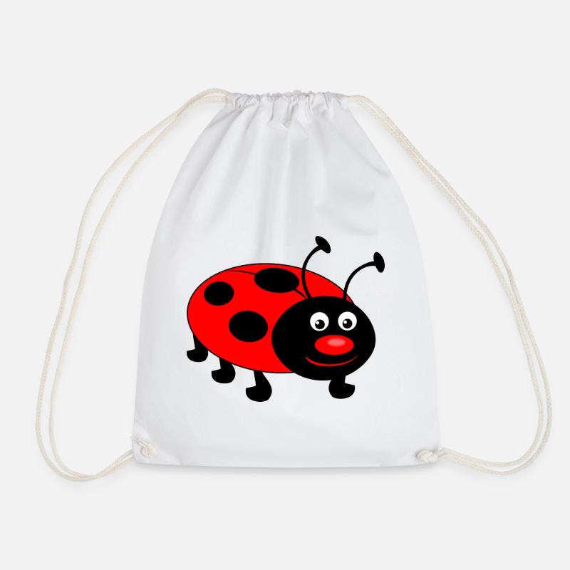 marienkäfer kind geschenk - Turnbeutel - Weiß