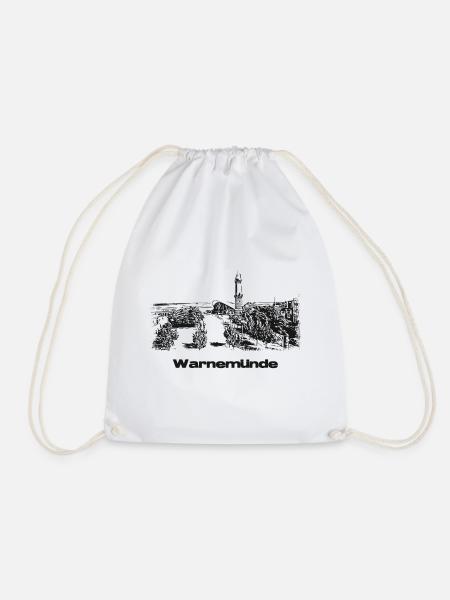 Rostock Warnemünde - Turnbeutel - Weiß