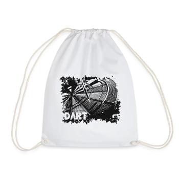 Jeu de fléchettes - Fléchettes - Fléchettes - Sac de sport léger - blanc - Devant
