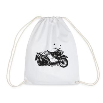 Simson Schwalbe Duo - Drawstring Bag - white - Front