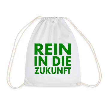 Rein in die zukunft - Turnbeutel - Weiß - Vorne