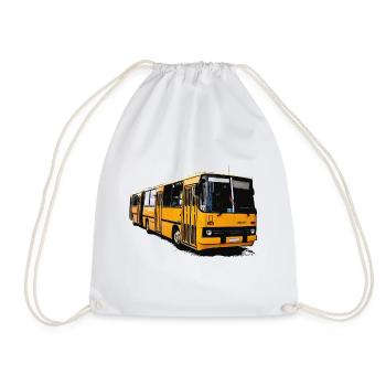 Bus Ikarus Z80 jaune - Sac de sport léger - blanc - Devant