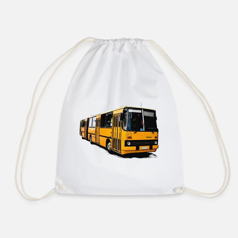 Gelber Ikarus Bus Z80 - Turnbeutel - Weiß