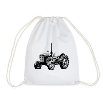 Tracteur M F 35 - Sac de sport léger - blanc - Devant