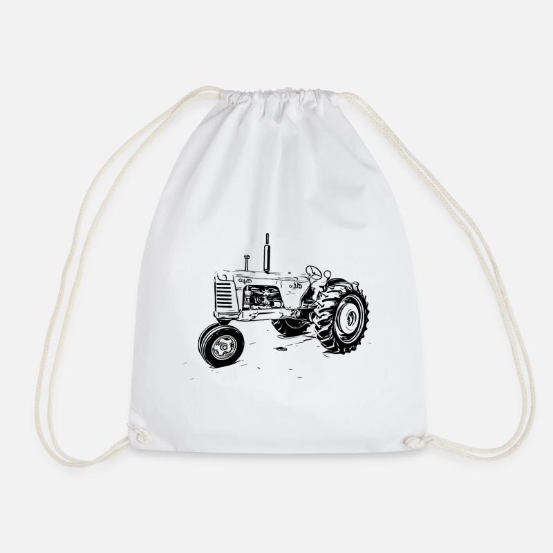 Oliver 88 Traktor - Turnbeutel - Weiß