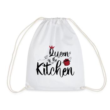 Tablier de cuisine amusant pour les femmes - Sac de sport léger - blanc - Devant