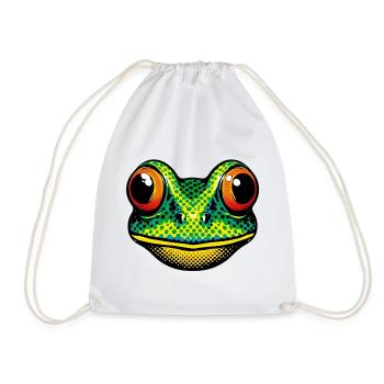 Grenouille - Sac de sport léger - blanc - Devant