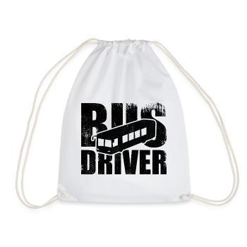 Busman - Drawstring Bag - white - Front