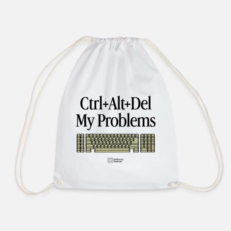 Keyboard Warrior – Gaming & Tech Humor - Turnbeutel - Weiß