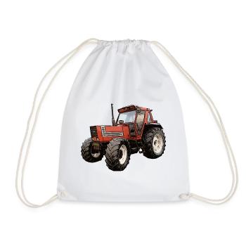 Agricultural legend in red - Drawstring Bag - white - Front