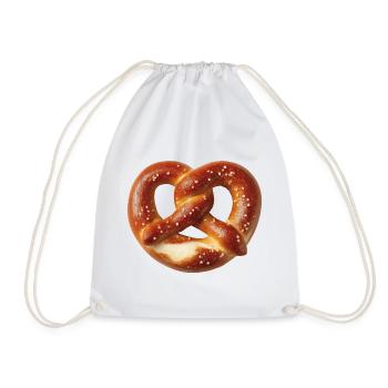 Brezel - Turnbeutel - Weiß - Vorne