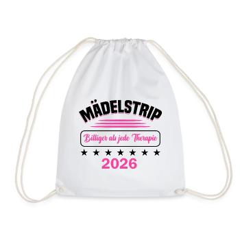 Girls' Trip 2026 Girls' Trip Girls' Tour Girls' Trip - Drawstring Bag - white - Front