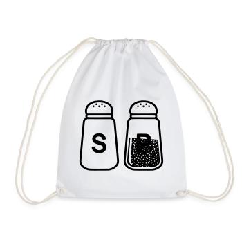 Set Salière et Poivrière - Sac de sport léger - blanc - Devant