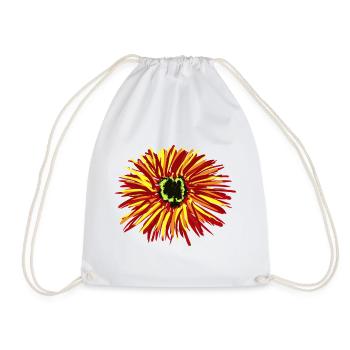 Flowers Blossom Flower - Drawstring Bag - white - Front