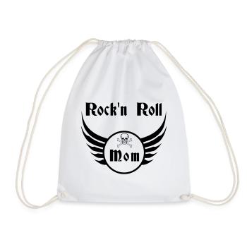 Maman Ailes de Crâne Rock and Roll - Sac de sport léger - blanc - Devant
