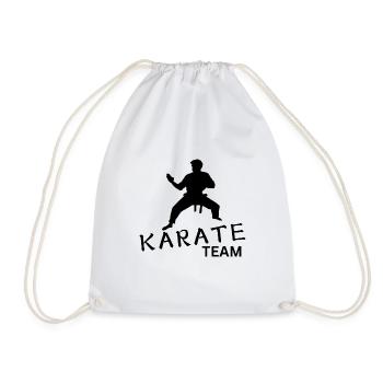 Équipe de karaté - Sac de sport léger - blanc - Devant