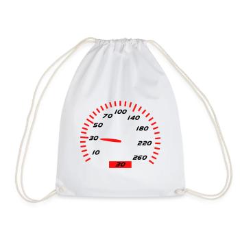30th Birthday - Drawstring Bag - white - Front