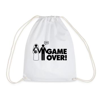 Fin du jeu. Je suis marié. - Sac de sport léger - blanc - Devant