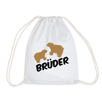 frères - Sac de sport léger - blanc - Devant
