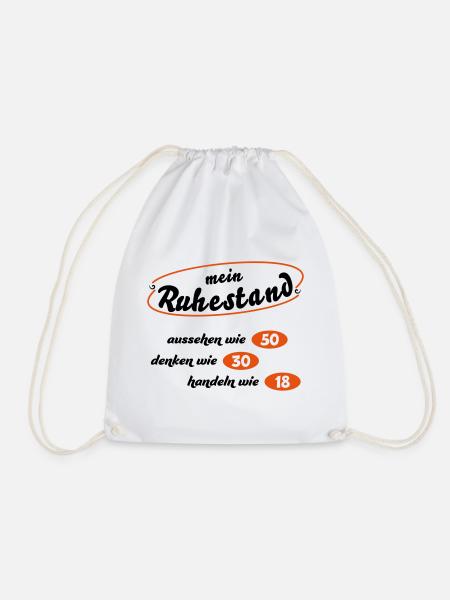 ruhestand - Turnbeutel - Weiß