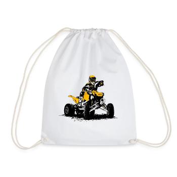 Quad Racing - ATV Racer - Sac de sport léger - blanc - Devant